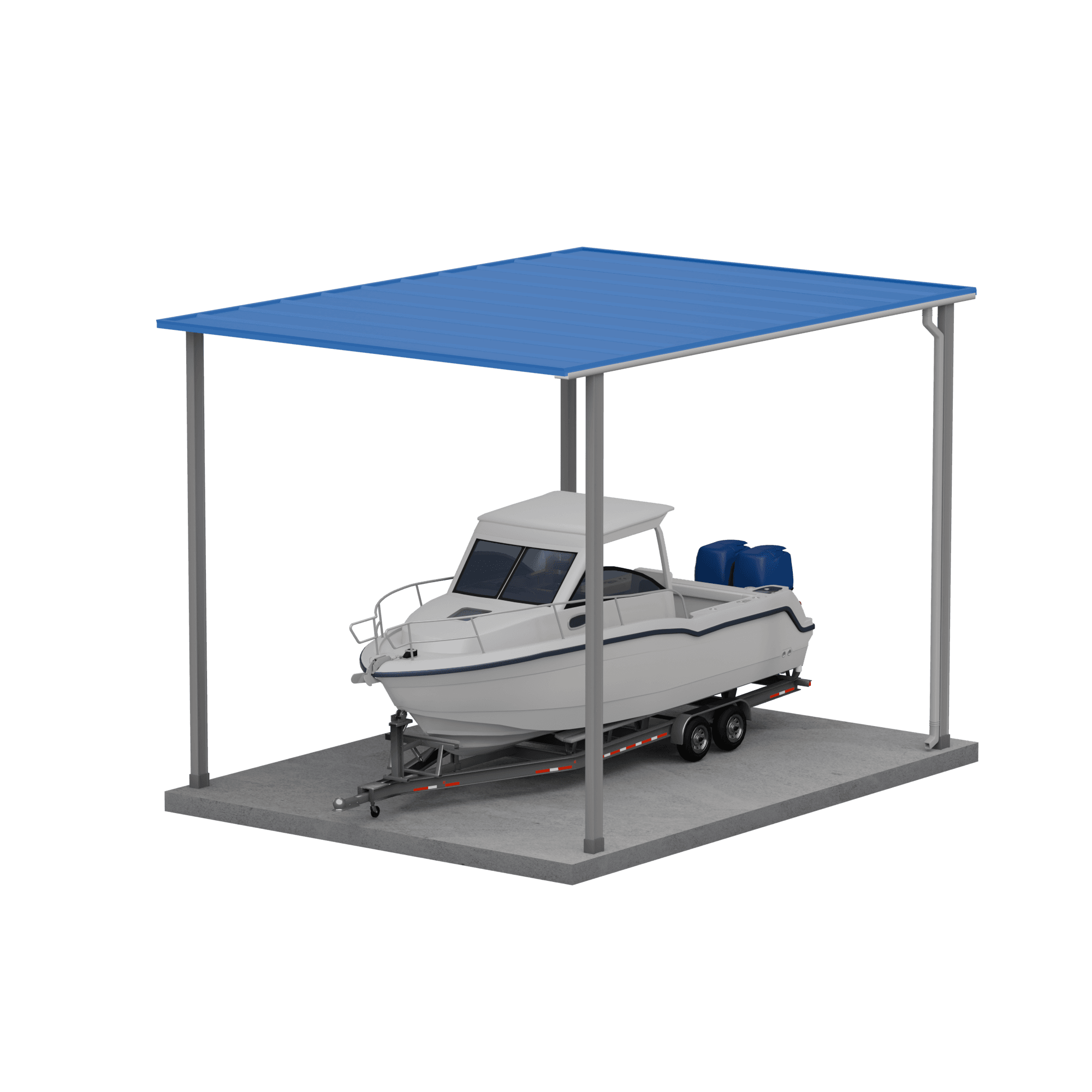 15' x 20' Covered Parking render