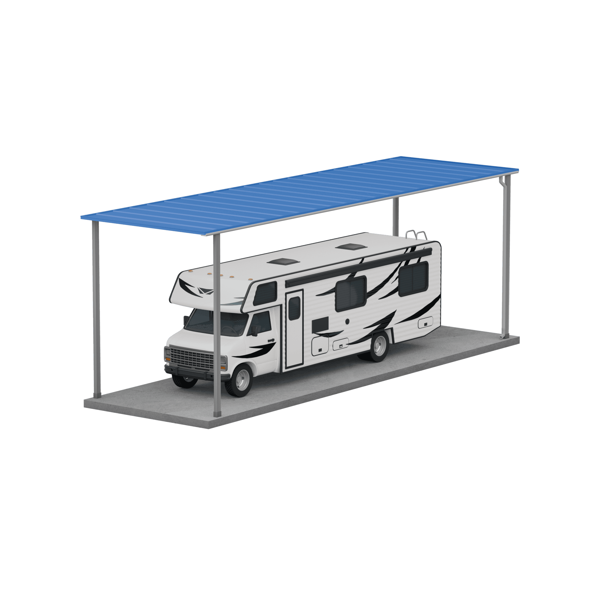 12' x 40' Covered Parking render