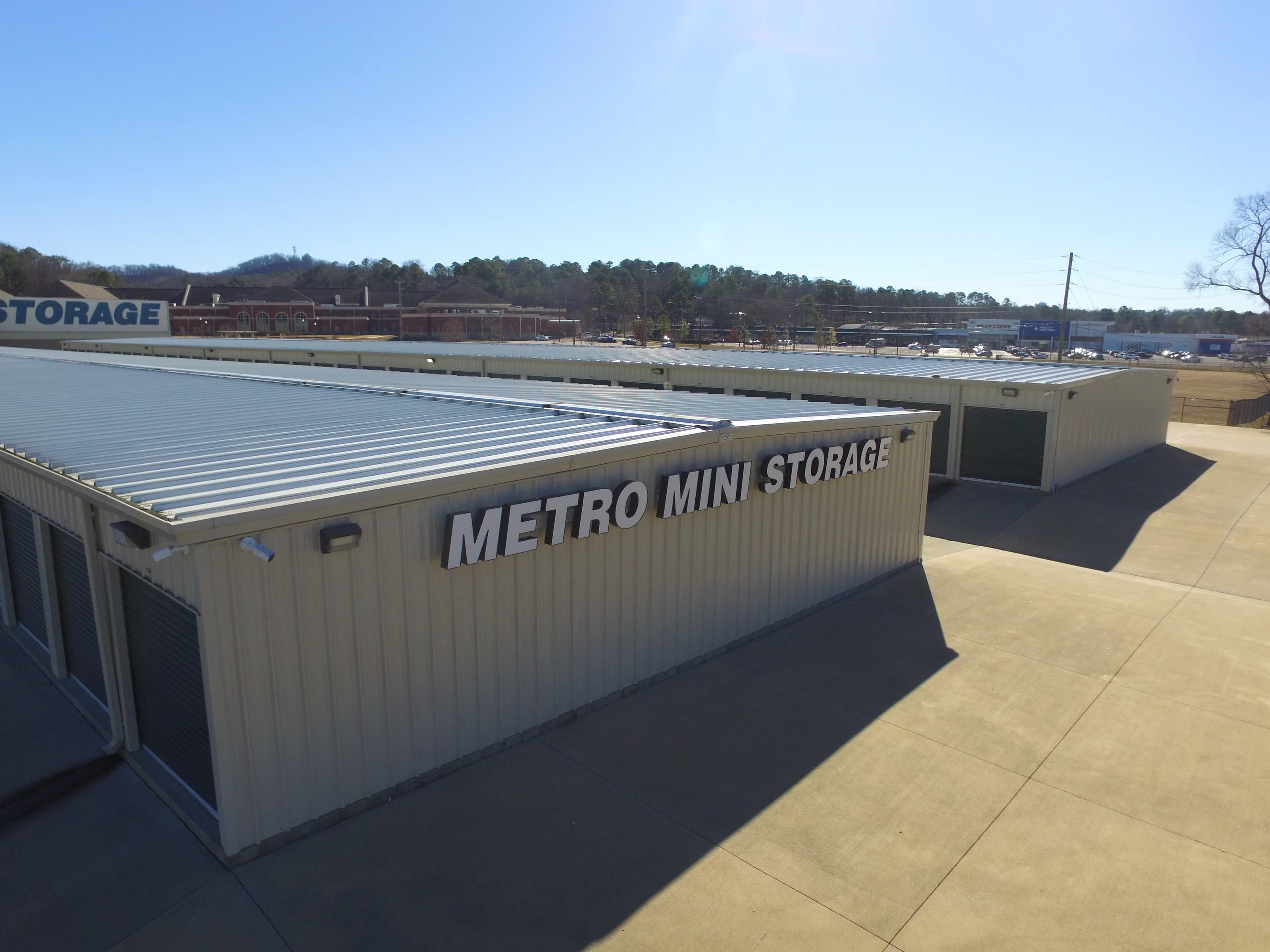 Metro Mini Storage building in Huffman